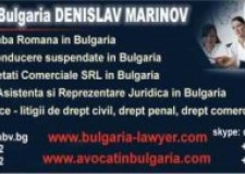 Biroul Avocat vorbitor de limba romana din Bulgaria va ofera  -echipa noastra de contabili-specialisti