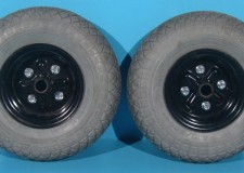 Roti spate cu cauciuc si camera pentru scuter electric