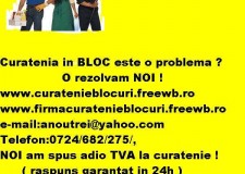 Oferim servicii curatenie pentru blocuri