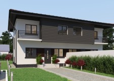 Vila in Duplex, 3 dormitoare, 2 bai, living, buc, terasa, 2018