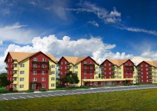 3 camere,2 bai,3 terase cu scara interioara