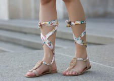 Sandale dama Livorno aurii
