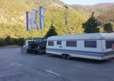 Rulota adusa recent in Romania, an fabricatie 2000