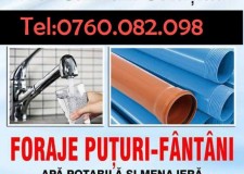 Foraje puturi-piloni-denisipari profesionisti!!