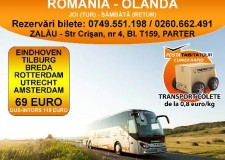 Cu Tabita Tour la orice calatorie, FACI ECONOMIE!  Transport persoane si colete Olanda