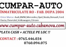 CUMPAR MASINI - Inmatriculate RO