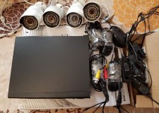 Kit sistem de supraveghere 4 camere complet Transport Gratuit