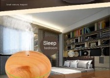 Difuzor de arome uleiuri esentiale prin ultrasunete si umidificator electric pentru acasa, birou sau