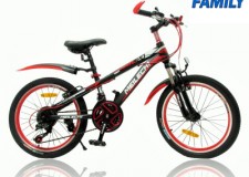 Bicicleta Meilechi cu jante duble de aluminiu rosie (6-11 ani)