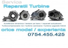 Turbina stricata? Service autorizat RAR reparatii si demontari turbine in Bucuresti