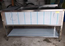 Masa de lucru cu 2 cuve