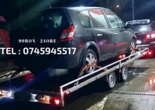 Inchiriez / Inchirieri Platforma auto / Remorca 3000 kg 5.2m utili