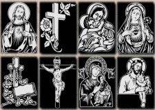 Imagini sablare cruci, monumente funerare - imagini vector