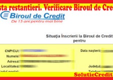 Stergere date din Biroul de Credit. Totul GRATUIT.