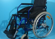 Scaun cu rotile handicap din aluminiu 2M / 42 cm