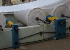 Echipament embosare hartie cu pretaiere si gofrare pe tub carton