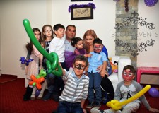 Animatie petreceri copii Constanta, baloane si pictura pe fata la party copii Constanta