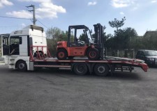 Transport utilaje, nacela, bobcat