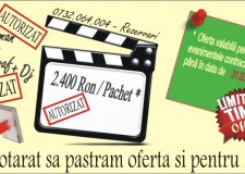 Cameraman + Fotograf + Dj la doar 2400 lei ! Oferta valabila pana la 31.03.2016!