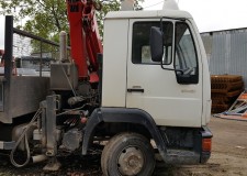 Basculanta cu Macara MAN