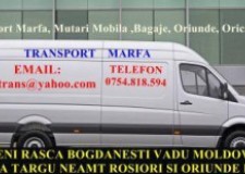Transport Marfa, Mutari Mobila ,Bagaje, Oriunde, Oricand !