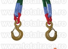 Dispozitive de ridicare din chingi cu 2 brate