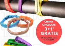 Super oferta verii 3+1 gratis: chingi de ridicare circulare