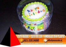 Ambalaje transparente pentru minitorturi - Cutii Rigide