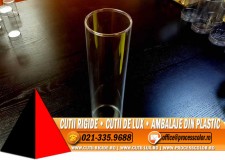 Cilindri transparenti cu margini indoite - Cutii Rigide