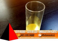 Cilindri transparenti cu baza din carton gros si cu capac din plastic transparent - Cutii Rigide