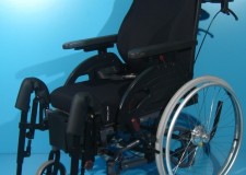 Scaun cu rotile handicap din aluminiu Netti /43 cm