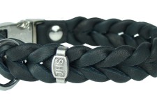 Zgarda impletita piele caini