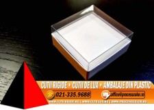Cutie de lux cu capac transparent - Cutii Rigide
