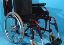 Scaun cu rotile pliabil second hand Dietz / sezut 45 cm