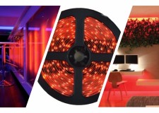 Banda Cu Led, Lumina Alb Rece, Alb Cald, Rosu, Verde, Albastru