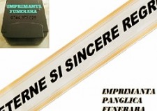 Imprimanta mesaj panglica funerara