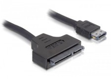 Cablu eSATAp 12V la SATA 22pin 2.5 inch sau 3.5 inch HDD 0,5m - 84402