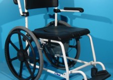 Scaun WC cu rotile din aluminiu second hand