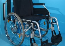 Fotoliu handicap cu roti mari pe spate  second hand - 45 cm