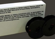 Rola cu banda tusata ptr.masina de scris