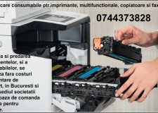 Reincarcam consumabile ptr.imprimante, multifunctionale, copiatoare si faxuri.