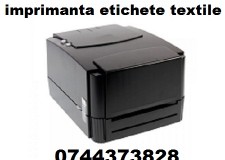 Sistem complet de etichetare textile monocrom.