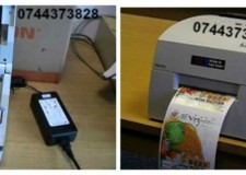 Imprimante etichete autoadezive in rola, monocrom si color, second hand.