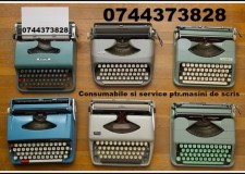 Servisare & Reparatii masini de scris mecanice si electrice, consumabile.