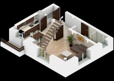 AP. 3 CAMERE 86 MP UTILI + TERASE 7 MP LA 56500 EURO