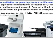 Consumabile si service ptr. imprimante