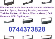 Riboane matriciale imprimante pos sau role hartie termice 0744373828 : Epson, Samsung Bixolon, Metapace, Fujitsu, Dell, Toshiba, Zebra, Wincor Nixdorf, etc.