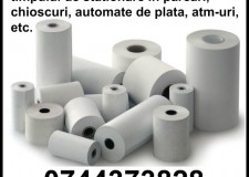 Rola hartie ptr. bariere de control acces, sisteme automate de contorizare a timpului de stationare in parcari, chioscuri, automate de plata, atm-uri, etc.