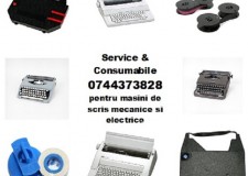 Service si consumabile ptr.masini de scris mecanice si electrice.
