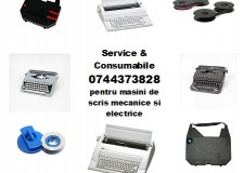 Service si consumabile masini de scris, cu executie rapida.